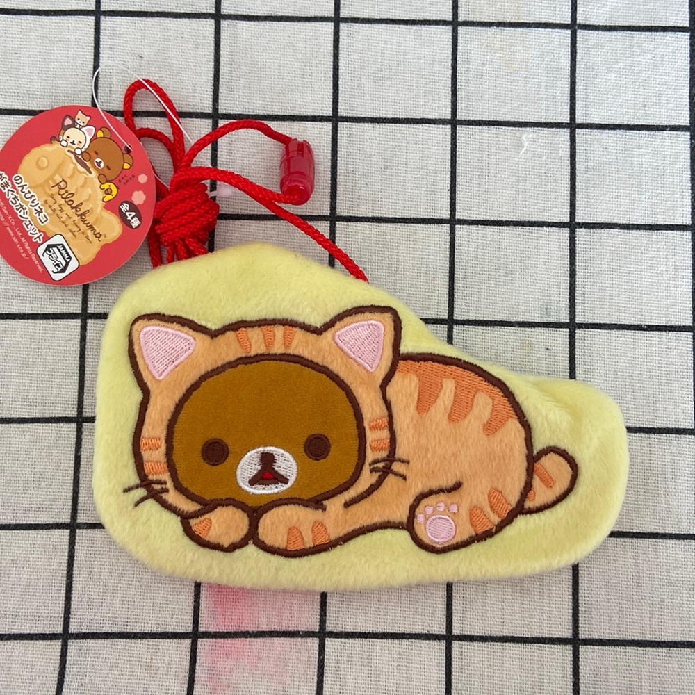 San-X Rilakkuma “Relax Bear” coin purse NWT